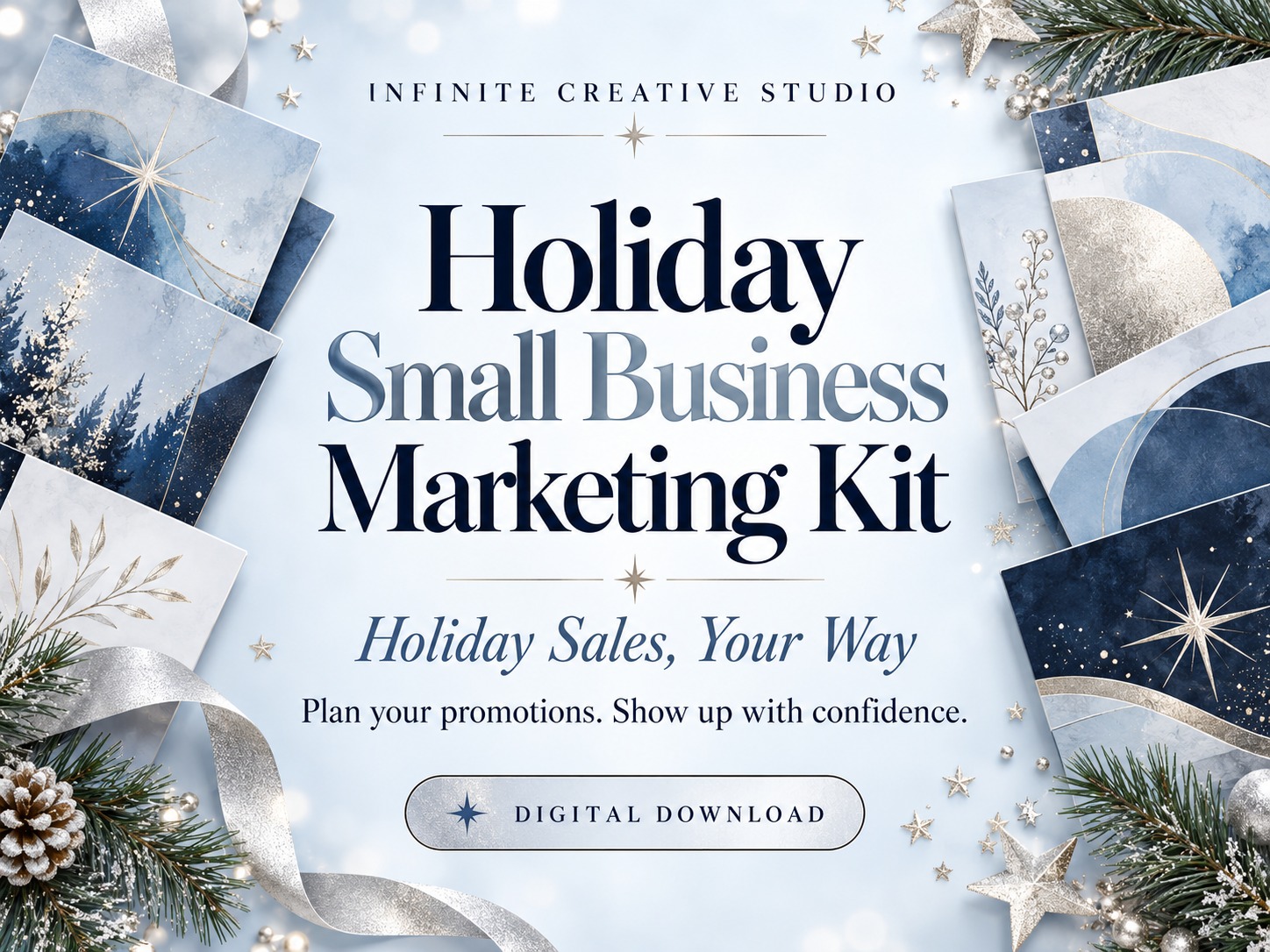Infinite Creative Studio Holiday Small Business Marketing Kit: Holiday Sales, Your Way